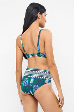 Gisela Cueca de biqu&iacute;ni multiposi&ccedil;&atilde;o estampada