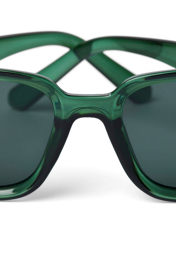 Jack & Jones Gafas de sol rectangulares verde