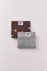 Women'secret Paket od 2 komada pamučnih gaća "Taz" Bordo