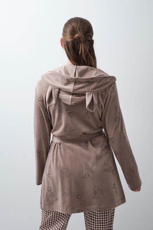 Women'secret Midi kućni ogrtač sa Bambi u&scaron;ima Print