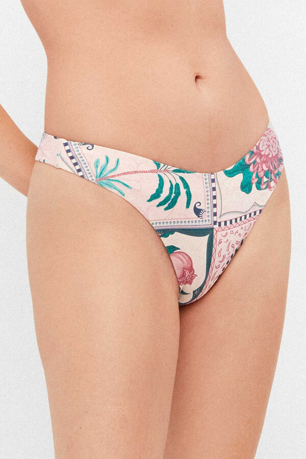 Gisela Cueca de biqu&iacute;ni brasileira corte em V branco
