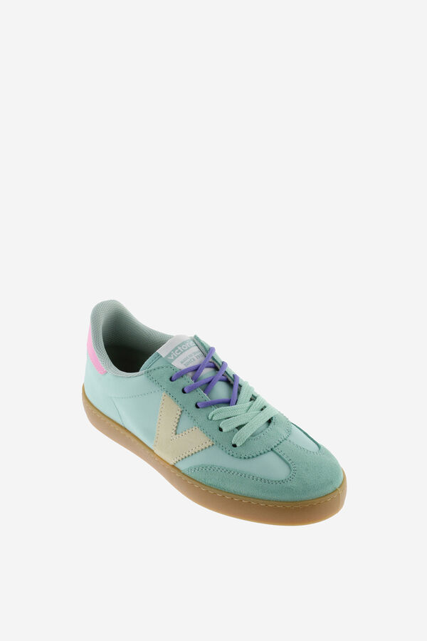 Victoria Zapatillas nylon piezas serraje azul