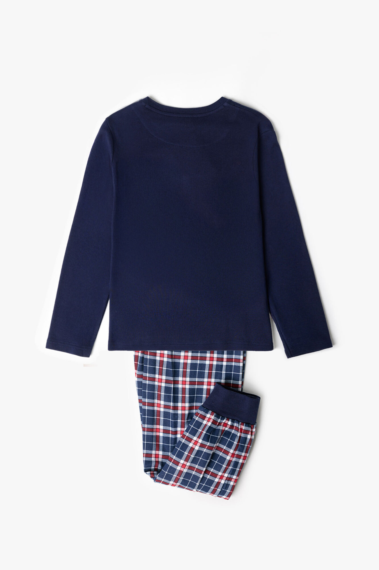 Admas Pijama infantil comprido Snoopy xadrez 100% algod&atilde;o