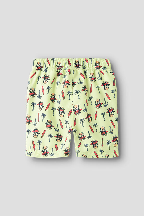 Name it Ba&ntilde;ador estampado de ni&ntilde;o verde