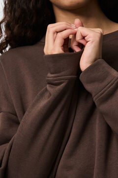 Pieces Sweatshirt b&aacute;sica