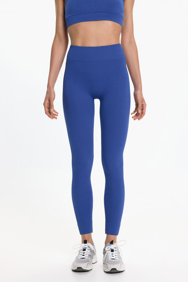 Only Play Leggings seamless canal&eacute; azul