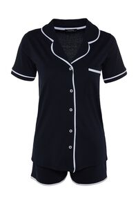 Trendyol Conjunto de pijama camisero corto