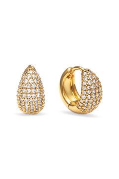 Singularu Pendientes Gota Scarlett Ba&ntilde;o Oro