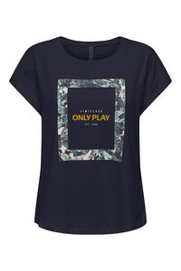 Only Play Camiseta algod&oacute;n org&aacute;nico manga corta.