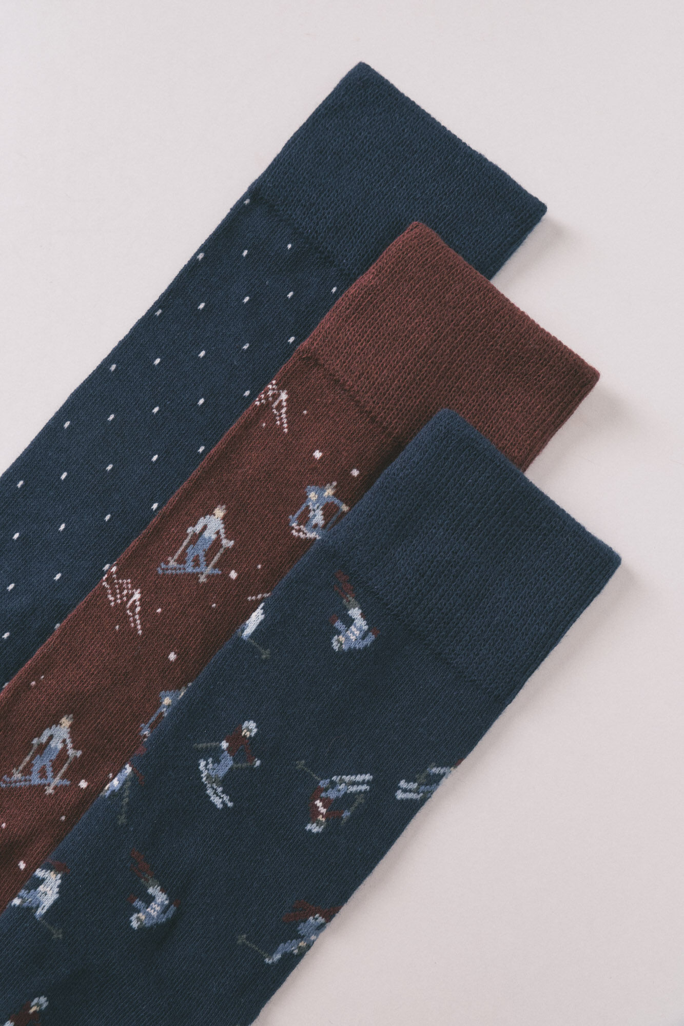 Women'secret Paket od 3 para dugih pamučnih skija&scaron;kih čarapa