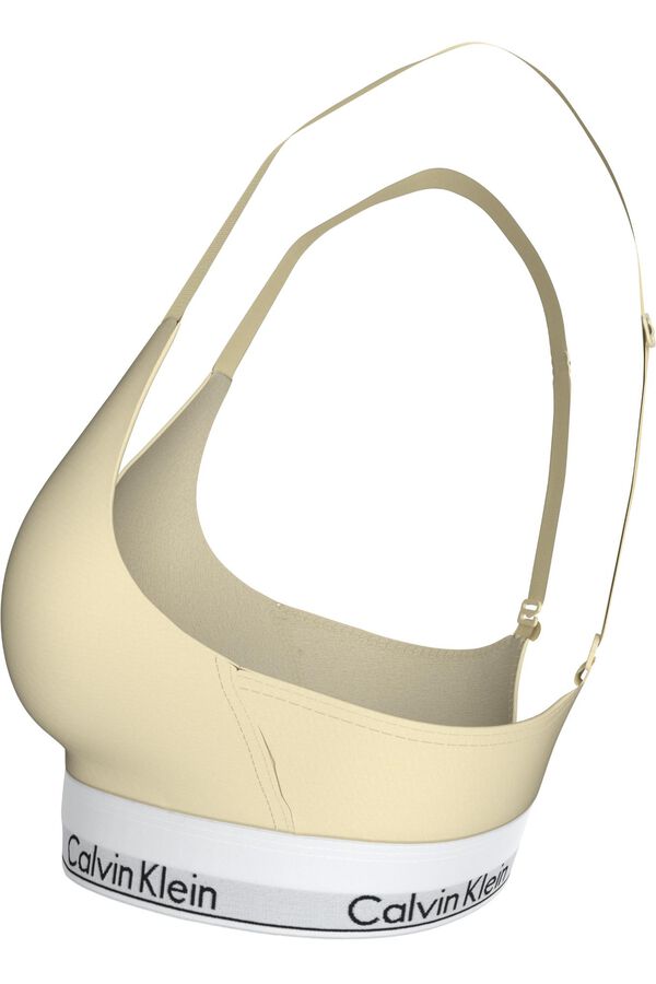 Calvin Klein Sujetador bralette logo amarillo