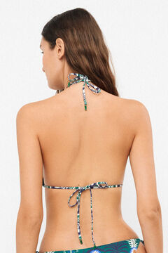 Gisela Top bikini triangular estampado