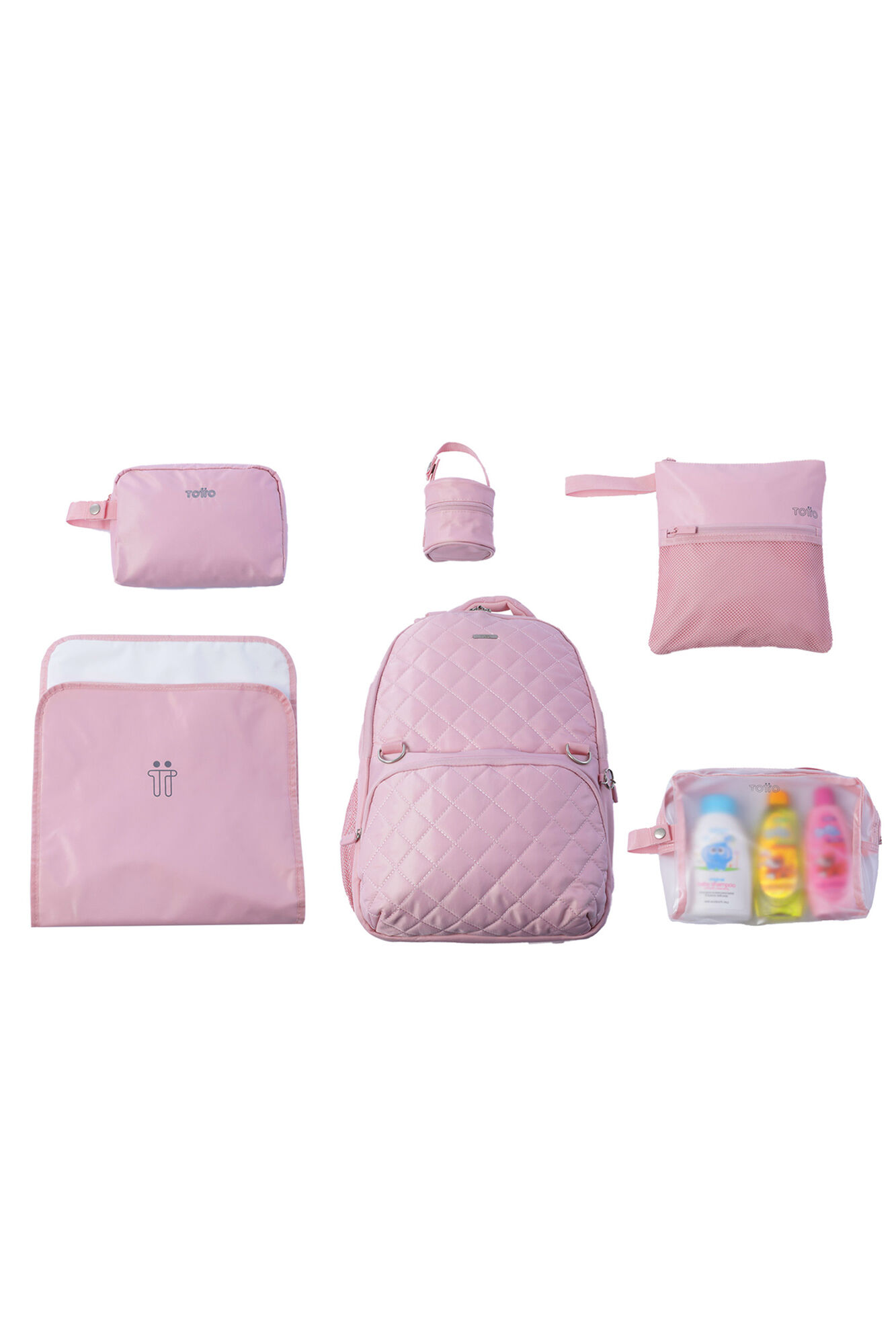 Totto Mochila "maternity" Babybao 2.0 - Rosa