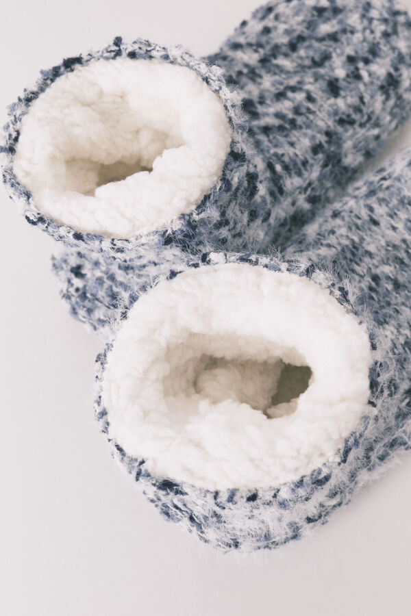 Women'secret Plave trikotažne kratke čarape Plava