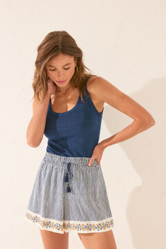 Women'secret Pantalone sa pruge print i ivicama