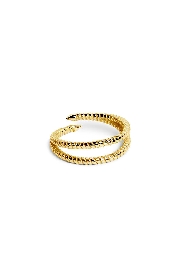 Womensecret Ring Doble Twist Gold mit Print