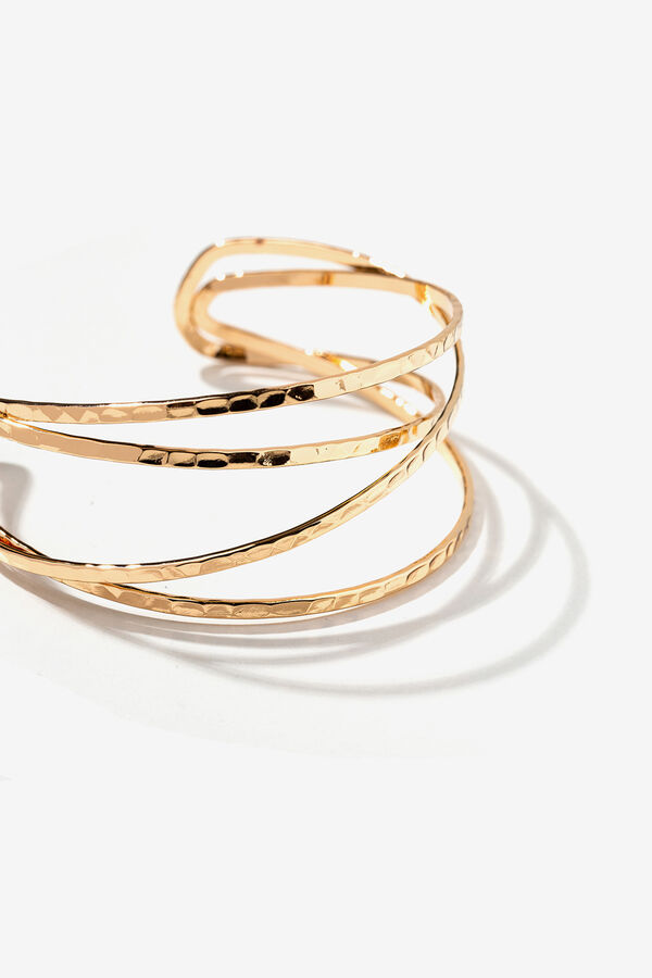 Vilanova Pulsera R&iacute;gida con Aberturas amarillo