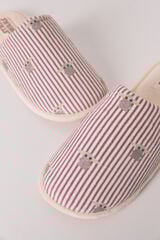 Women'secret Grogu prugaste sobne papuče Narandžasta