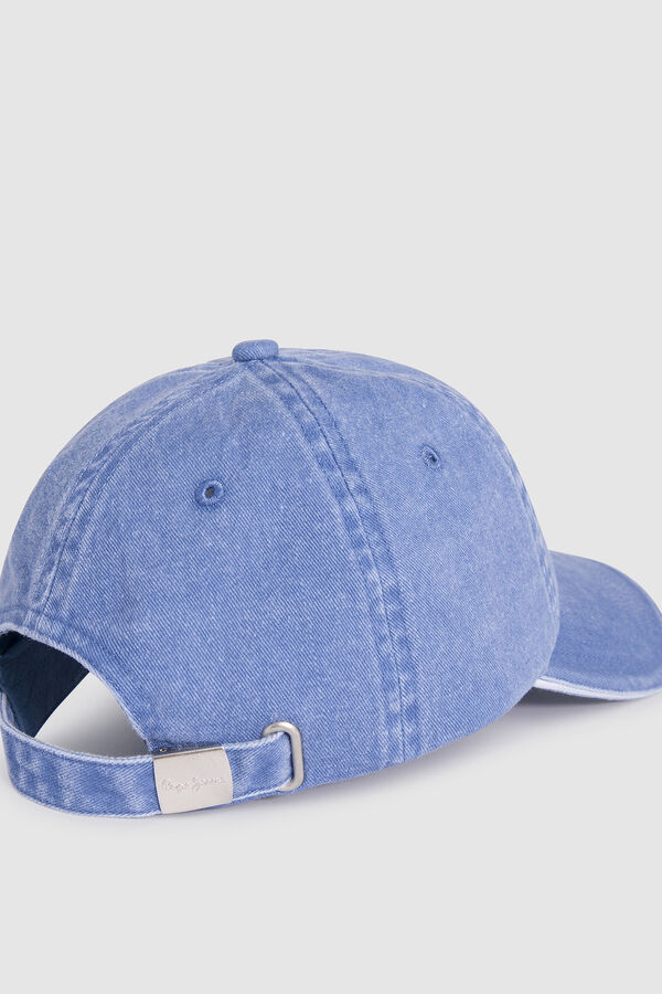 Pepe Jeans denim cap with embroidered logo Blau