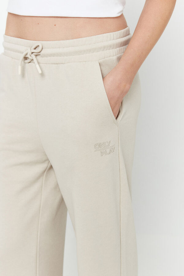 Womensecret Cotton trousers marron