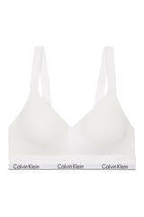 Calvin Klein Sujetador bralette blanco