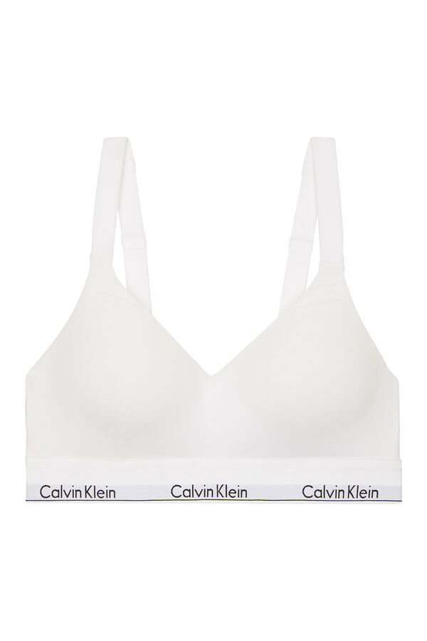 Calvin Klein Sujetador bralette blanco