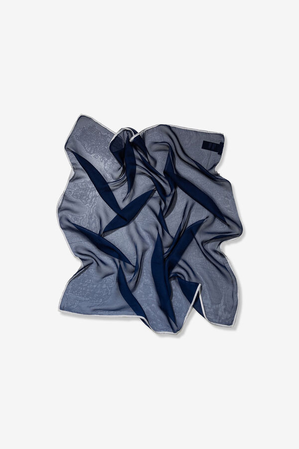 Vilanova Leopard Print Bandana Plava