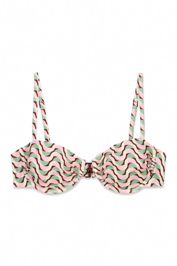 Women'secret Geometrijski balkonet gornji deo bikinija Print