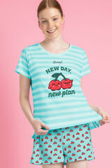 Mr. Wonderful Pijama corto neway new plan Mr Wonderful azul
