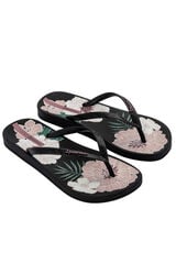 Ipanema Chanclas anat flores negro negro