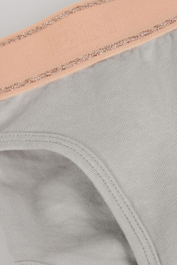 DIM Cueca desportiva para meninas cinzento
