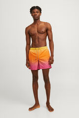 Jack & Jones Men's tie dye swim shorts yellow