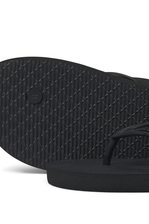 Jack & Jones Chanclas tipo flip-flop logo negro