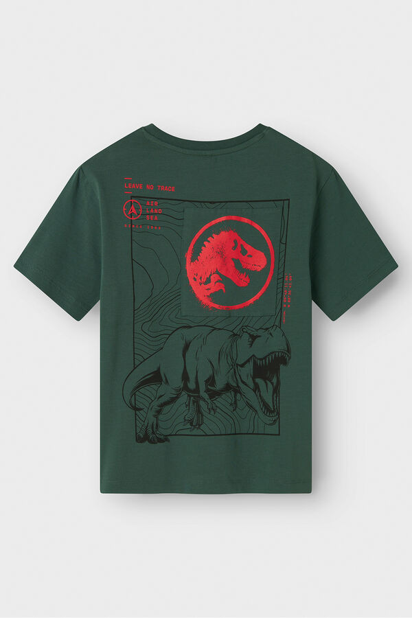 Name it Camiseta Jurassic Park verde