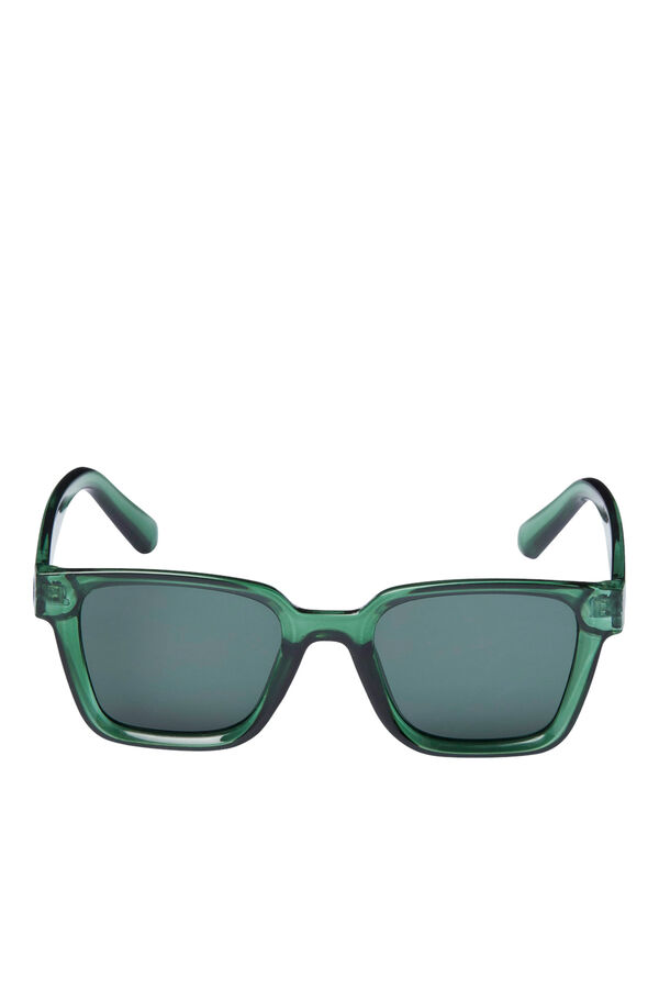 Jack & Jones Gafas de sol rectangulares verde