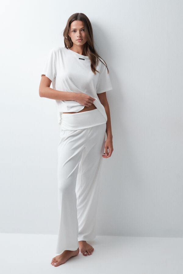 Women'secret Bela duga pidžama lounge stila Bela