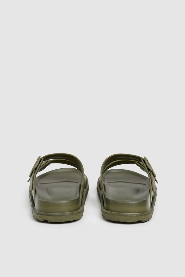 Pepe Jeans Sandalia doble tira militar kaki