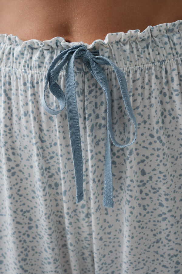 Women'secret Duge pamučne pantalone sa životinjskim printom Print
