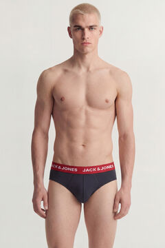 Jack & Jones Pack 3 cuecas de algod&atilde;o