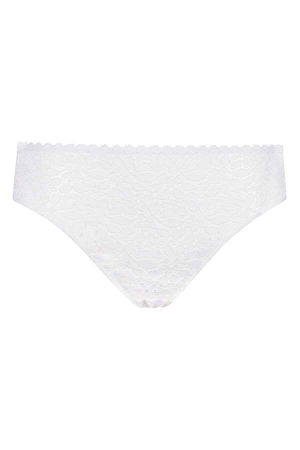 DIM Braga invisible de encaje floral Daily Dentelle blanco