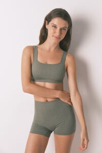 Women'secret Zelene triko bokserice bez &scaron;avova