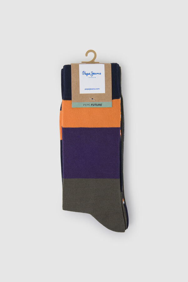 Pepe Jeans Pack of 3 sports socks blue