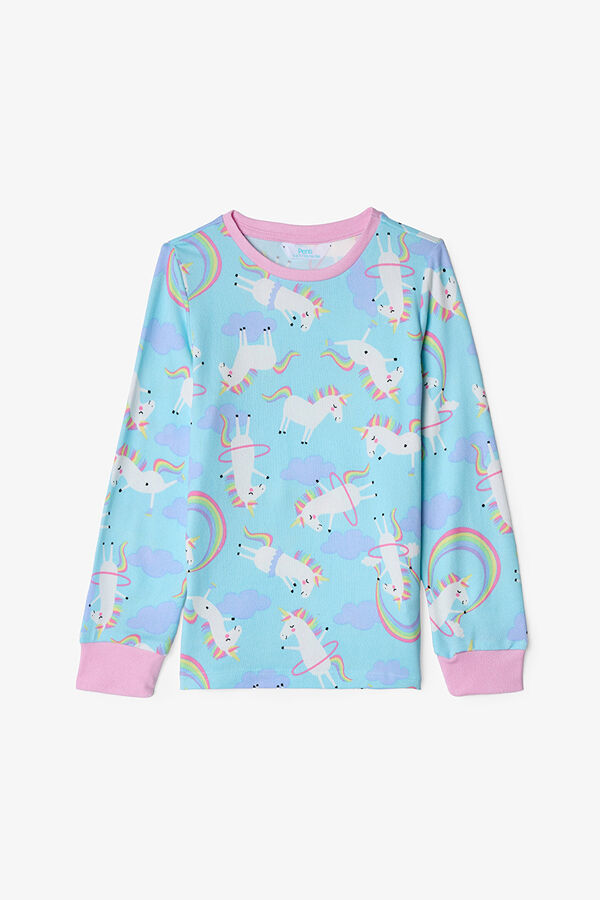 Penti Girls Unicorn Patterned Pajama Set blue
