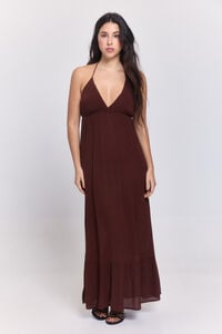 Pieces Vestido viscosa largo