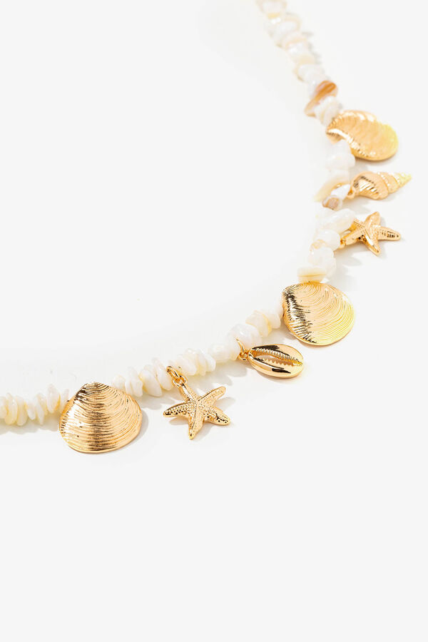 Vilanova Colourful pearl beaded necklace white