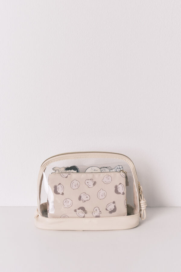 Women'secret Pack 3 neceseres estampado Snoopy nude