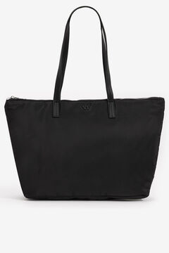 Vilanova Mala Shopper de nylon preto