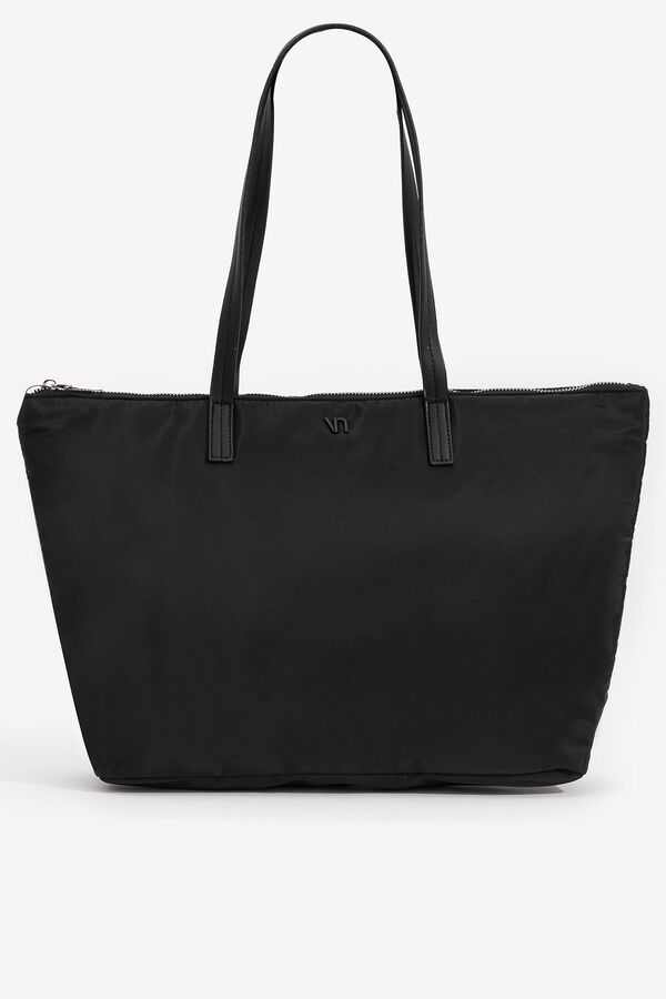 Vilanova Bolso shopper de nylon negro
