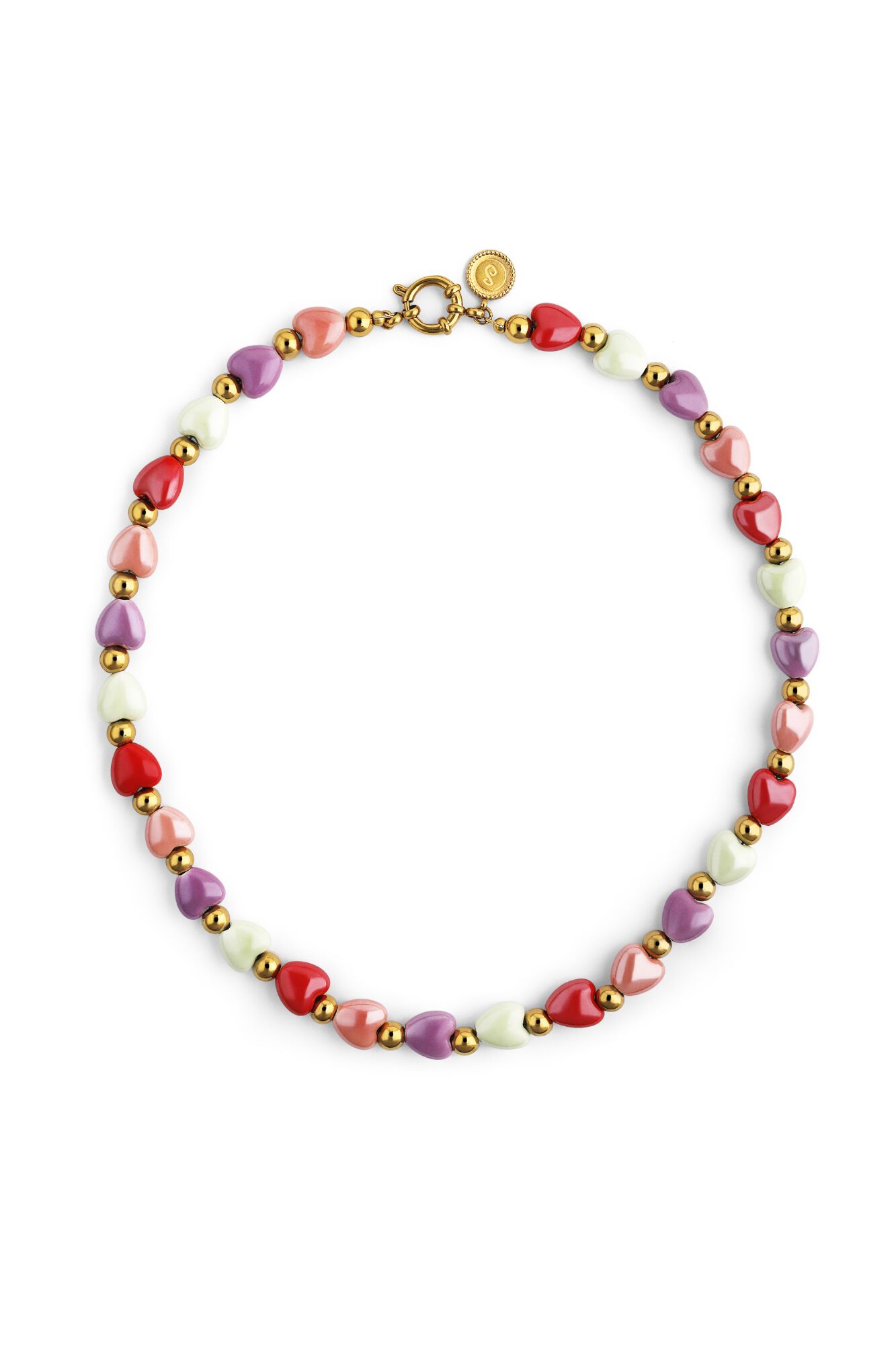 Singularu Collar l'Amour Paris Acero B.Oro 