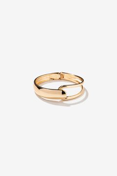 Vilanova Pulsera dorada minimalista amarillo